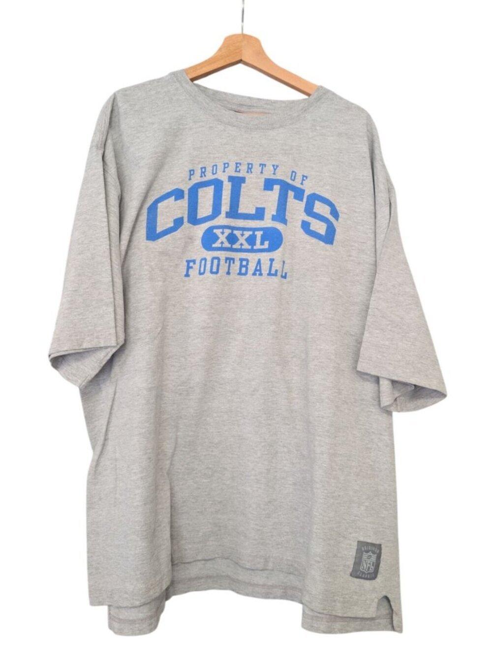 Vtg Reebok NFL Gridiron Classic Colts Property Football T-Shirt Mens 2XL Y2K